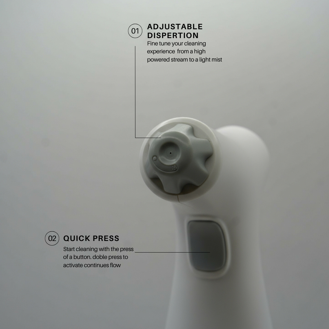 klearly spray head and bottle