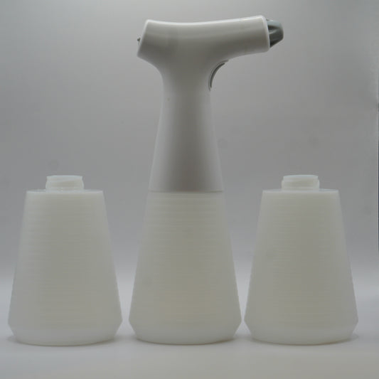 klearly spray head +3 bottles